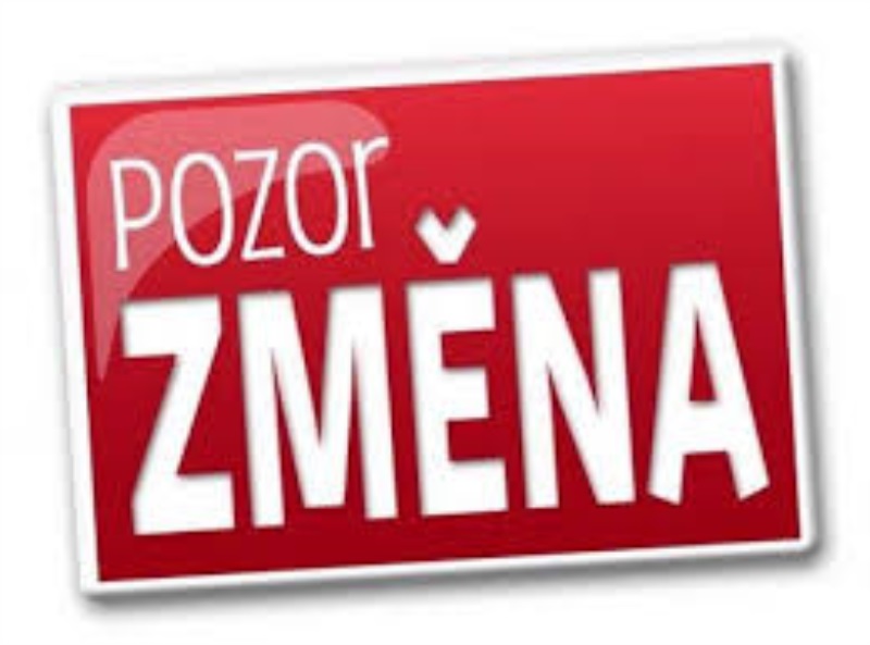 Telefonní kontakty - pozor změna