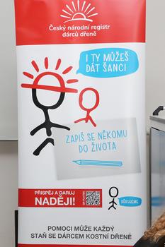 Vstup do registru dárců kostní dřeně a daruj šanci na život