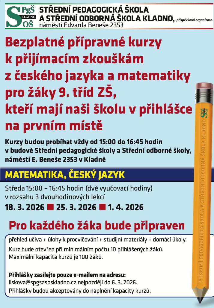 Bezplatné přípravné kurzy k JPZ